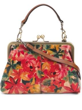 Patricia Nash Italian floral kiss lock purse